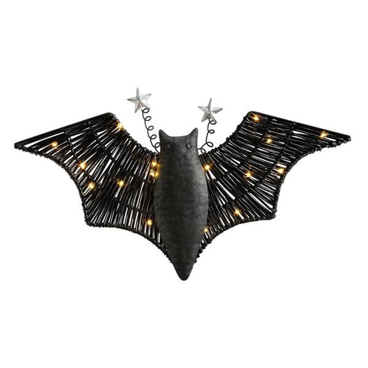 Large Light-Up Bat Decor - Black